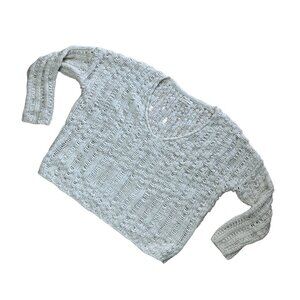 URBAN OUTFITTERS Open Weave V Neck Chunky Sweater Size XS